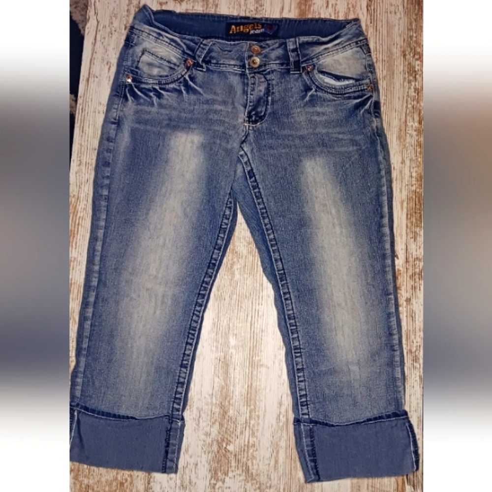 Women's Blue Jean Capris